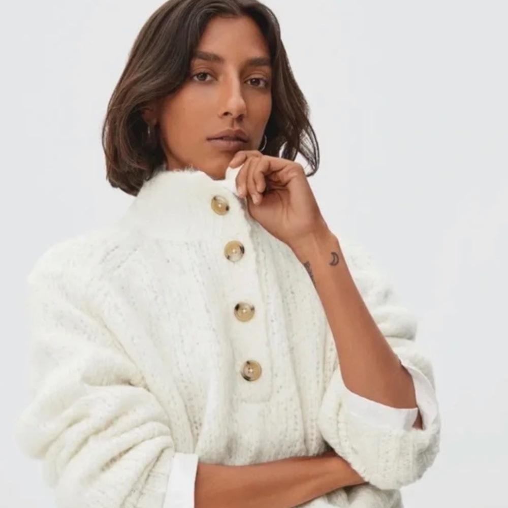 Everlane the Lofty Knit Henley